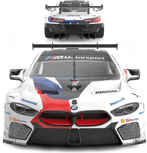 Rastar RC 1:18 BMW M8 GTE összeszerelhető távirányítós autó 97200