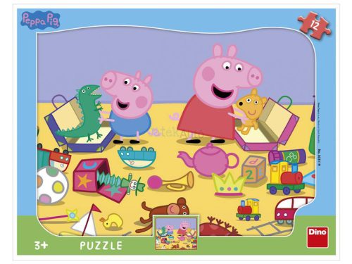 Dino Puzzle 12 db - Peppa