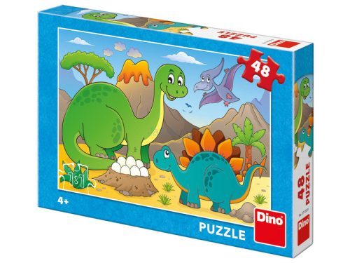 Dino Puzzle 48 db - Dínók