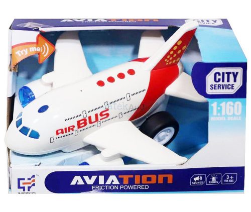 City Service Aviation lendkerekes repülő fénnyel-hanggal, 23 cm