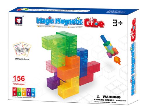 Magic Magnetic Cube 9 db-os mágneses logikai játék
