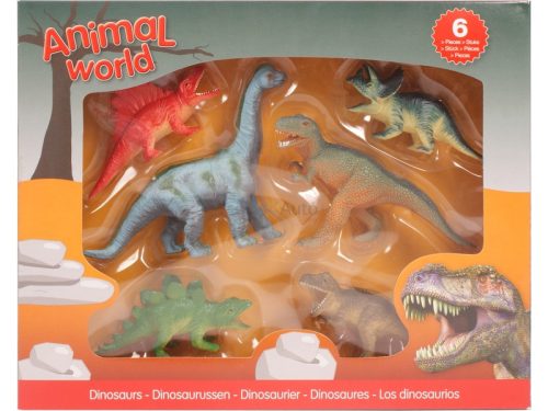Dinoszaurusz figura 6 darabos készlet