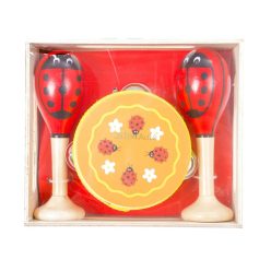 Fa csörgődob és rumbatök készlet - többféle