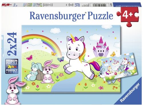 Ravensburger Csodás unikornisok 2 x 24 db puzzle