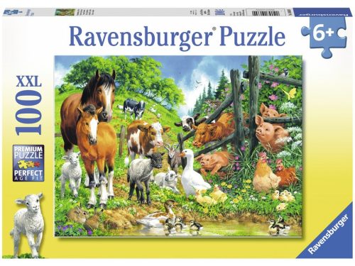 Ravensburger Állati buli 100 darabos XXL puzzle