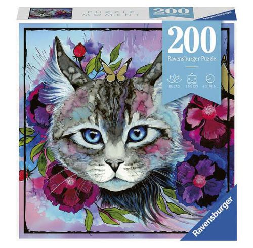 Ravensburger: Puzzle 200 db - Macskaszem