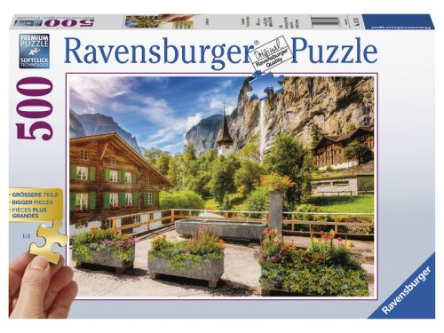 Ravensburger Puzzle 500 db - Lauterbrunnen