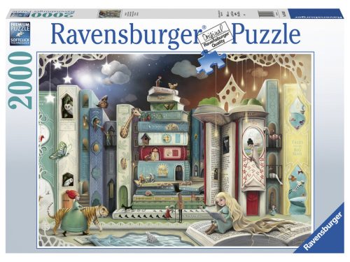 Ravensburger Puzzle 2000 db - Könyvek útja