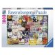 Ravensburger Puzzle 1000 db - Borcímkék