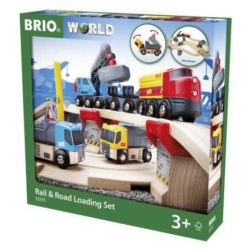 BRIO Vonat és építkezés szett