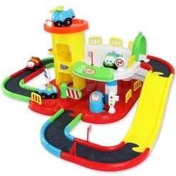 Parkolóház autópályával készlet - 34 cm