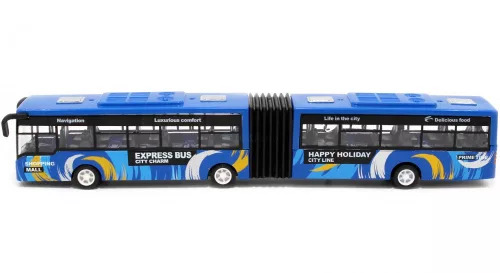 Hátrahúzós csuklós busz, 28 cm