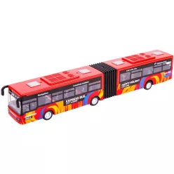 Hátrahúzós csuklós busz, 28 cm
