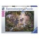 Ravensburger Puzzle 1000 db - Farkascsalád nyáron