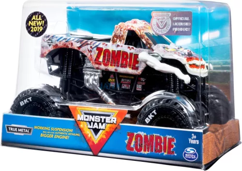 Monster Jam - Zombie masszív, fémházas Monster Truck 1:24