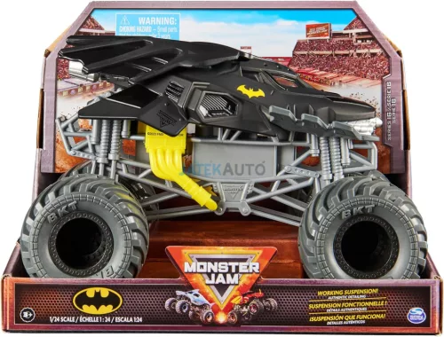 Monster Jam - Batmobile masszív, fémházas Monster Truck 1:24