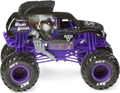 Monster Jam - Mohawk Warrior masszív, fémházas Monster Truck 1:24