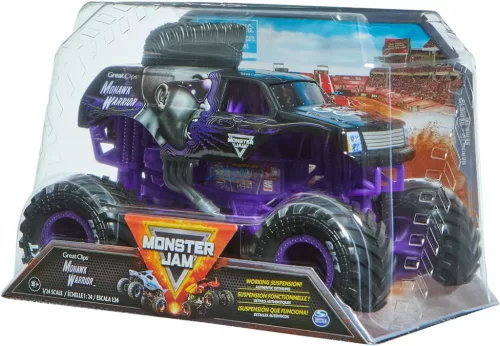 Monster Jam - Mohawk Warrior masszív, fémházas Monster Truck 1:24
