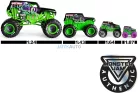 Monster Jam - Grave Digger masszív, fémházas Monster Truck 1:24