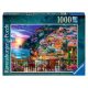 Puzzle 1000 db - Vacsora Positanóban