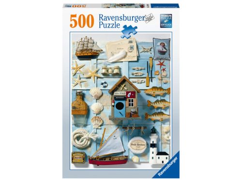 Ravensburger Puzzle 500 db - Tengerparti emlékek