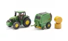 Siku 1:87 John Deere traktor bálázóval - 1665