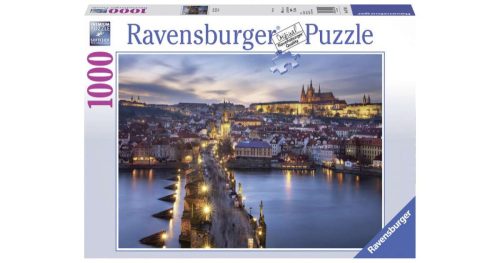 Ravensburger: Puzzle 1000 db - Prága éjjel