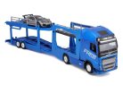 Bburago 1:43 Volvo FH16 XL 750 autószállító kamion + Porsche 911 GT2 18-31456