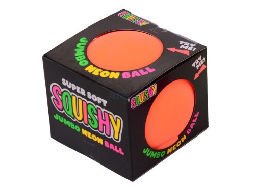 Jumbo neon squishy labda, 4 féle