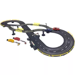   Wild Drive elemes autópálya felüljáróval, körszámlálóval - 336 cm