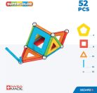 Geomag Supercolor Panels Recycled 52 darabos mágneses építőjáték