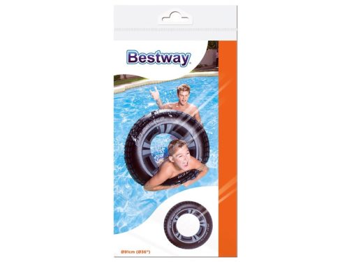 Bestway 36016 Autókerék mintás úszógumi - 91 cm