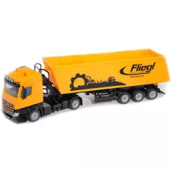   SIKU 1:50 Kamion billenős pótkocsival - Narancssárga - 3537