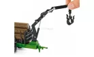 Siku Farmer 1:50 John Deere 8430 traktor rönkszállító utánfutóval - 1954