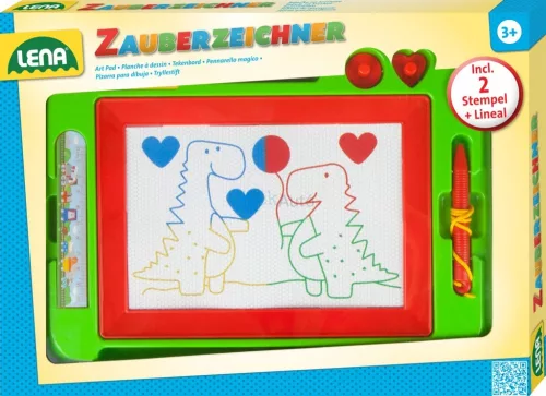 Lena színes mágneses rajztábla, 32 cm