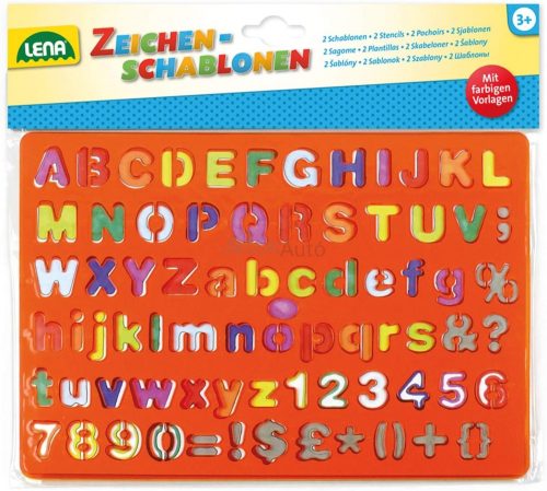 Lena betűs rajzsablon készlet