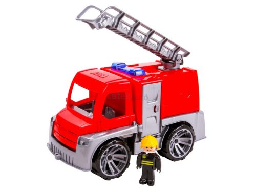 Műanyag tűzoltó teherautó - 28 cm