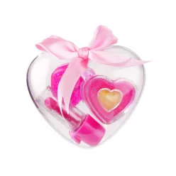 Sminkkészlet szív alakú dobozban