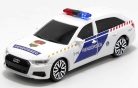 Bburago 1:43 szirénázó/villogó Audi A6 Avant magyar rendőrautó 18-31053