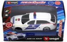 Bburago 1:43 szirénázó/villogó Audi A6 Avant magyar rendőrautó 18-31053