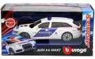 Bburago 1:43 szirénázó/villogó Audi A6 Avant magyar rendőrautó 18-31053