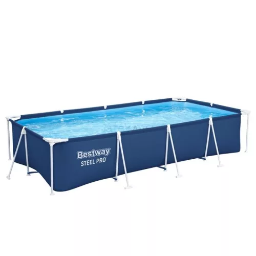 Bestway 56424 Fémvázas medence szögletes 400x211x81cm