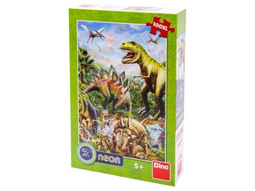 Dino Puzzle 100 db XL - Dínók világa