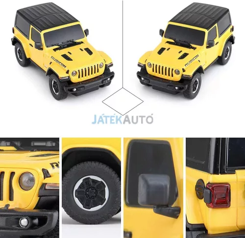  Rastar RC Jeep Wrangler Rubicon 1:24 távirányítós autó 79500 - Többféle 