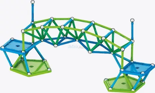 Geomag Classic Recycled 142 darabos mágneses építőjáték