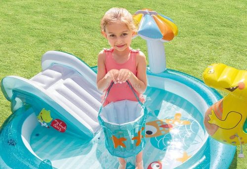 Intex 57165NP Aligátor játékcenter 201x170x84 cm