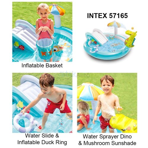 Intex 57165NP Aligátor játékcenter 201x170x84 cm