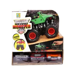   BigFoot Monster lendkerekes terepjáró több külsővel - 11 cm