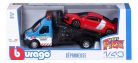 Bburago 1:43 Iveco Daily Transporter autómentő + Audi R8 18-31400