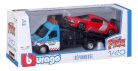 Bburago 1:43 Iveco Daily Transporter autómentő + Audi R8 18-31400